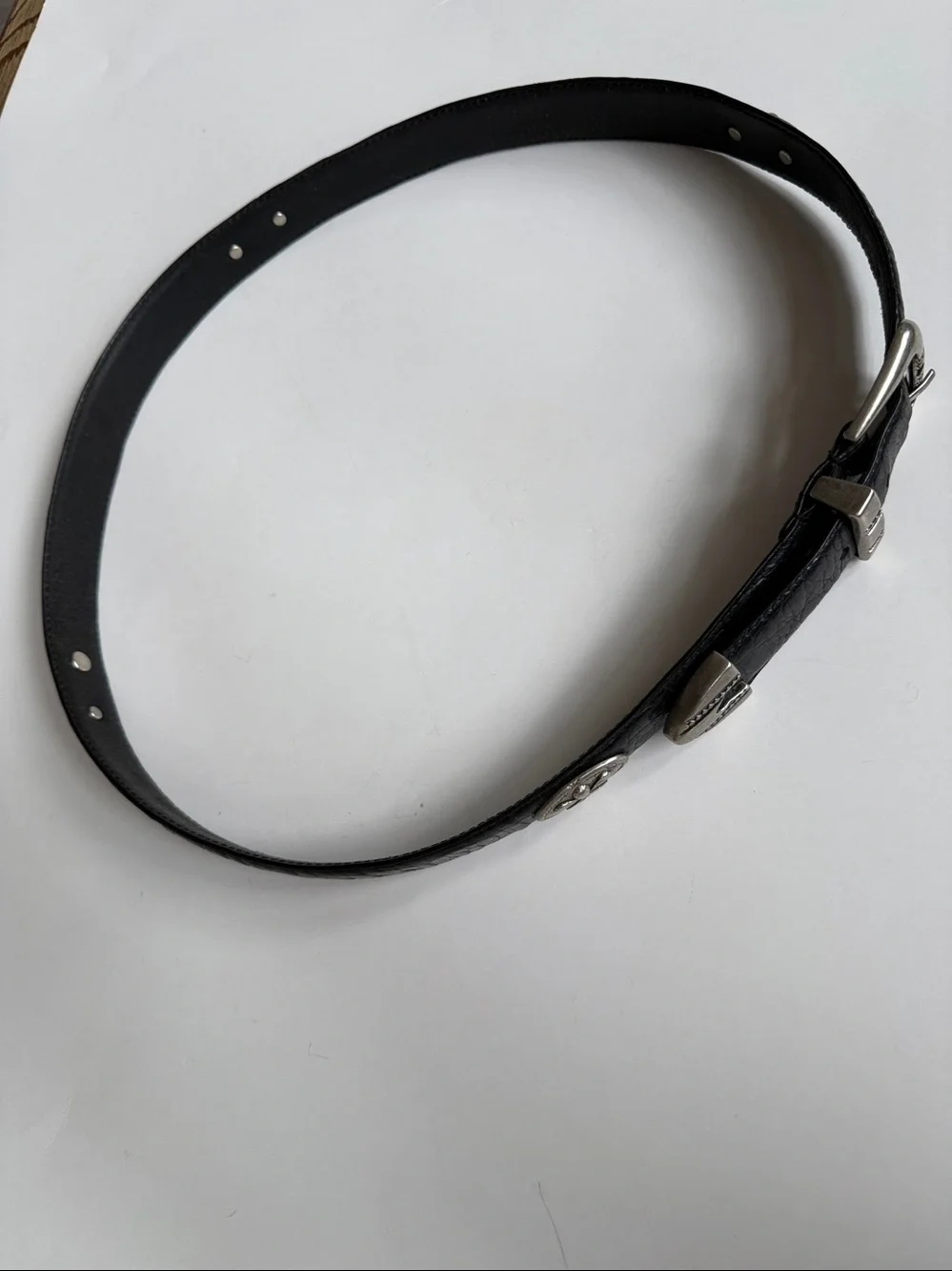 Men’s Leather Golf Belt Black